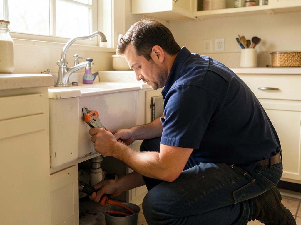 Plumbing work in progress